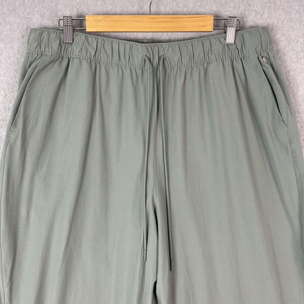 CALIA Womens XXL Green Nyluxe Barrel High Waisted Pants 2XL - Picture 2 of 10